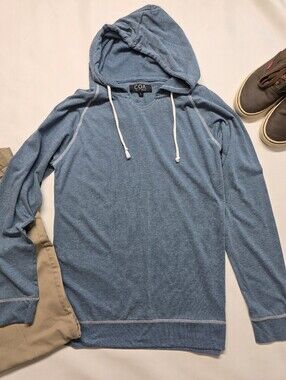C.O.A City Of Angels Hooded Shirt, Cotton Blend, Size L